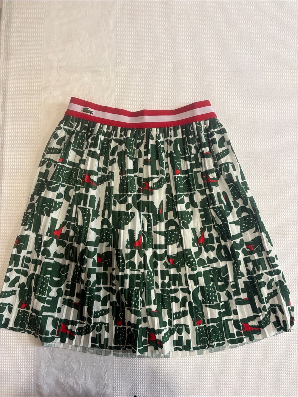 LACOSTE Girls patterned skirt